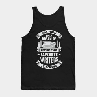 English Teacher Instructor Professor Gift Tank Top